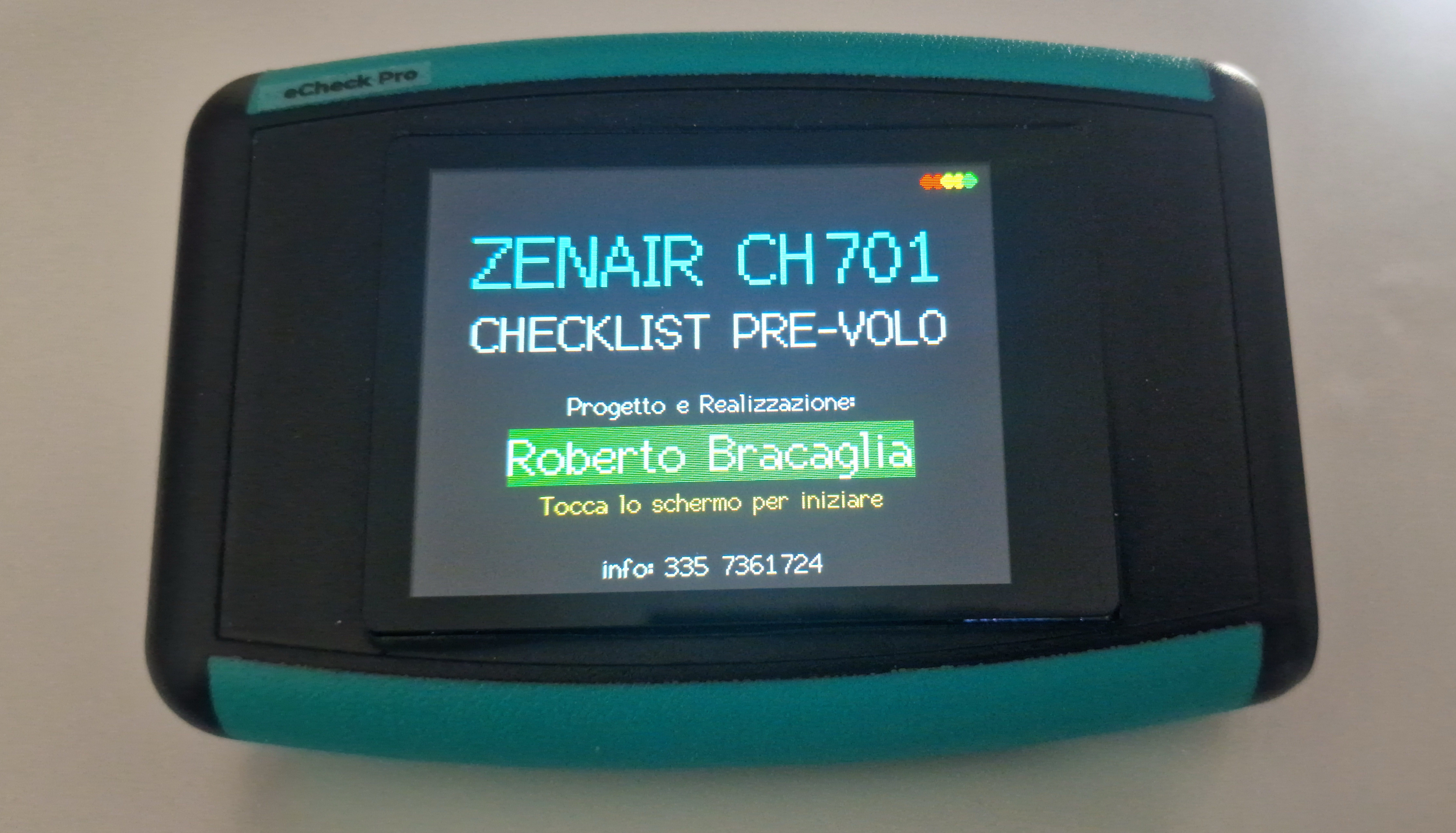 eCheck Pro - Schermata principale